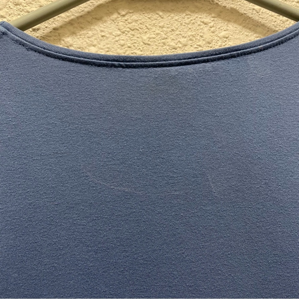 Eileen Fisher Blue Long Sleeve Shirt - Picture 5 of 9